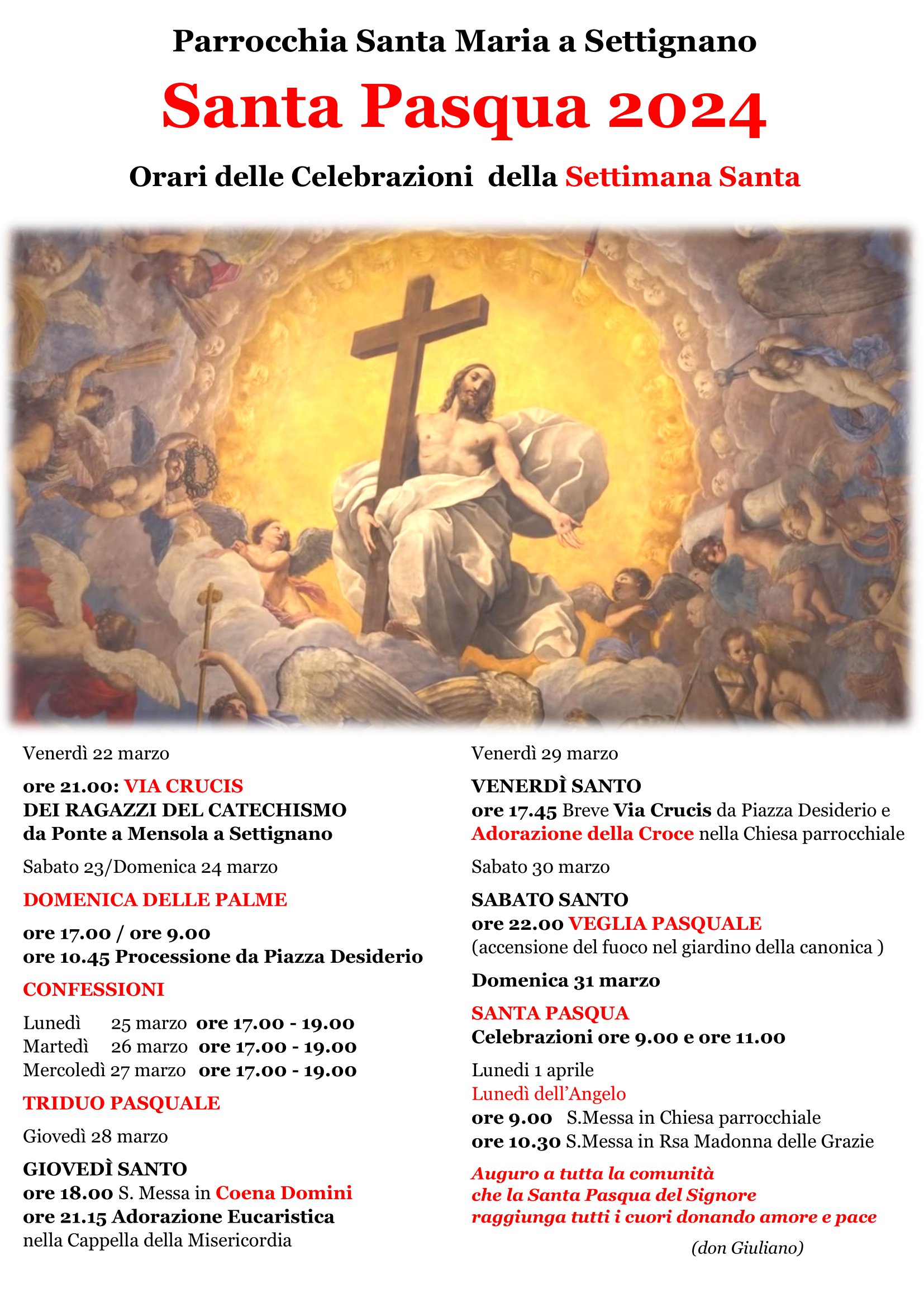 quando è stata pasqua 2024